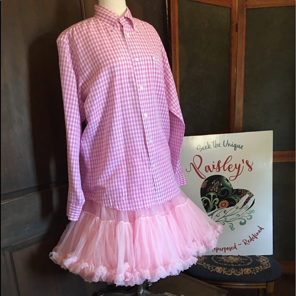 Faconnable Classique woman’s pink white shirt